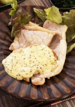 豚ロースのハニーマスタードソース-レシピのメイン写真