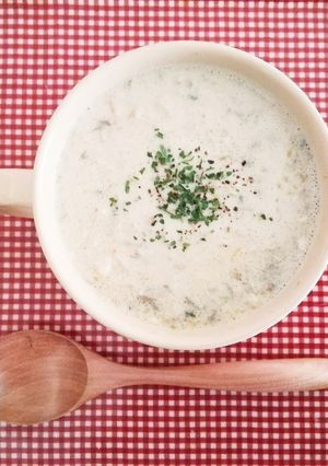 舞茸&オートミールのレンジで簡単リゾット-レシピのメイン写真