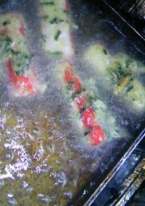 お茶漬けの素＋かにかま☆弁当にどうぞ-レシピのメイン写真