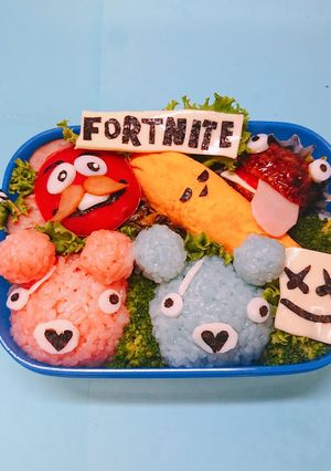 フォートナイト キャラ弁-レシピのメイン写真