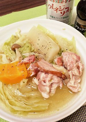 「野菜ちゃんと食べてるの？」圧力鍋ポトフ-レシピのメイン写真
