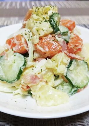 超簡単！野菜たっぷりポテトサラダ！！-レシピのメイン写真