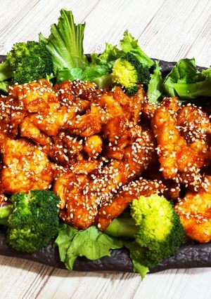 ムネ肉のオーブン調理ヤンニョムチキン-レシピのメイン写真