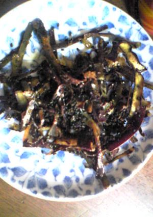 さつまいもの皮のエコ炒め-レシピのメイン写真