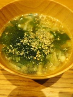 中華風ワカメスープ-レシピのメイン写真