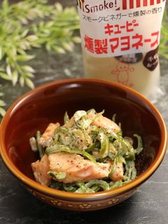 レンジで簡単!銀鮭ピーマンの燻製ナムル-レシピのメイン写真