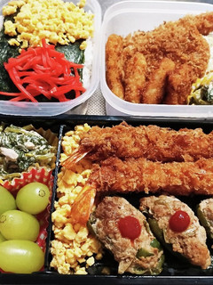 高校生息子&旦那弁当(10/12)-レシピのメイン写真