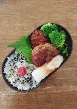 JK☆粗挽きハンバーグ弁当♪-レシピのメイン写真