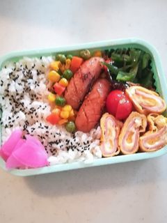 高校生のお弁当 2021.10.12-レシピのメイン写真
