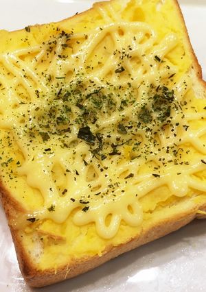 お腹元気！激うまサツマイモトースト♡-レシピのメイン写真