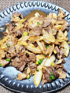 生姜入り焼肉風牛炒め-レシピのメイン写真
