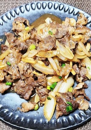 生姜入り焼肉風牛炒め-レシピのメイン写真