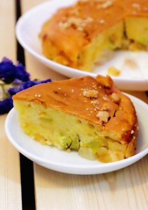 焦がしバターでりんごと芋のケーキ-レシピのメイン写真