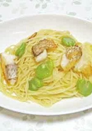 真鯛と空豆のペペロンチーノ-レシピのメイン写真