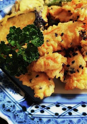 黒ごま鶏天-レシピのメイン写真