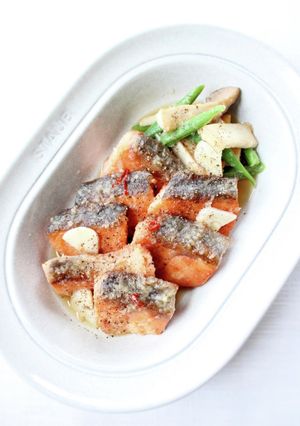 エスニック風【鮭のベトナム風焼き浸し】-レシピのメイン写真