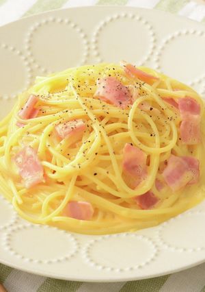 切れてるチーズでカルボナーラ-レシピのメイン写真