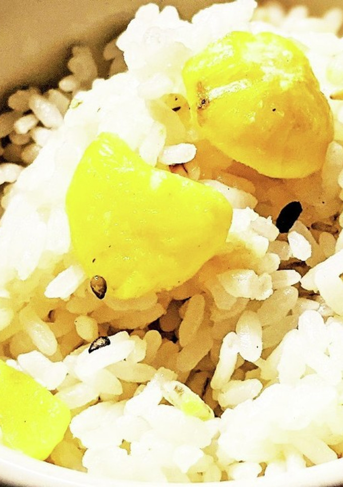 栗ご飯!皮を向くのに冷凍した!-レシピのメイン写真
