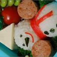 キャラ弁♪ 雪だるまのお弁当^^