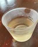 果実酒ゼリー　梅酒やりんご酒などで♡