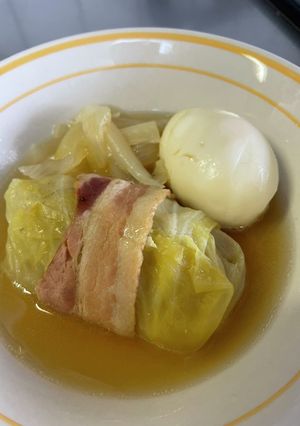 #時短簡単冷凍ハンバーグでロールキャベツ-レシピのメイン写真