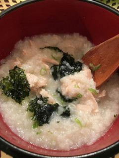 炊飯器で簡単!体に優しい中華粥鶏添え⭐︎-レシピのメイン写真