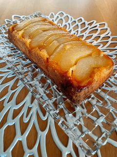 * 梨のケーキ ~タルトタタン風~ *-レシピのメイン写真