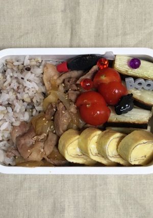 自分弁当・10月12日-レシピのメイン写真