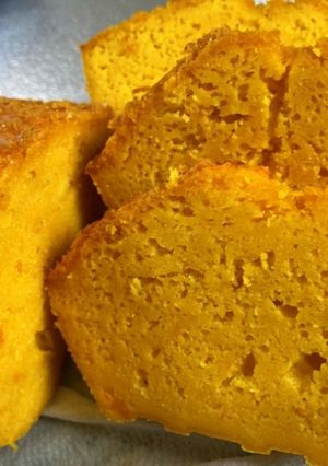 幼児食！離乳食！米粉のカボチャケーキ-レシピのメイン写真