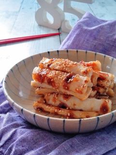 ご飯が進む♪ちくわの甘辛焼き-レシピのメイン写真