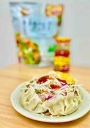 簡単時短低糖質餃子メキシカンタコスサラダ-レシピのメイン写真