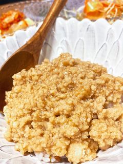 鶏そぼろ丼 ~とろみ餡仕立て~-レシピのメイン写真