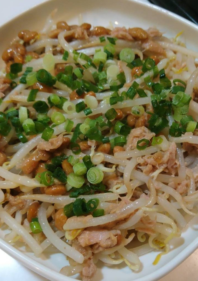 簡単！安い早い美味♪もやし納豆ツナ炒め♪-レシピのメイン写真