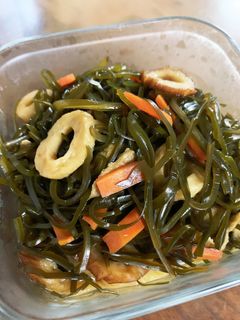 切り昆布の煮物!-レシピのメイン写真
