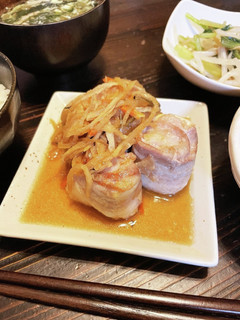 豆腐の肉巻き〜切り干し餡掛け〜-レシピのメイン写真