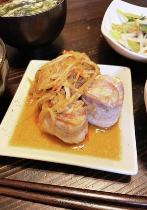 豆腐の肉巻き〜切り干し餡掛け〜-レシピのメイン写真