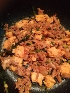 豚バラキムチ炒め-レシピのメイン写真