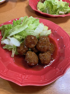 黒酢あんの肉団子-レシピのメイン写真
