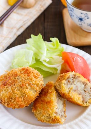 レンジで簡単！焼き肉のタレ味コロッケ-レシピのメイン写真