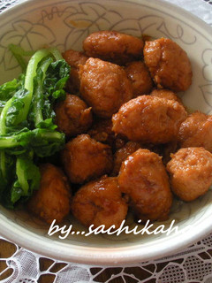 簡単♪甘くて美味しい鶏団子♪お弁当にも-レシピのメイン写真