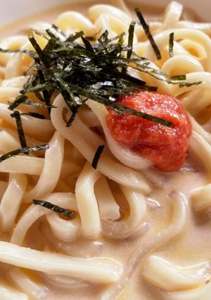 超簡単！濃厚【明太うどん】-レシピのメイン写真
