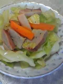 市販の焼豚で♪簡単おいしい野菜炒め☆-レシピのメイン写真
