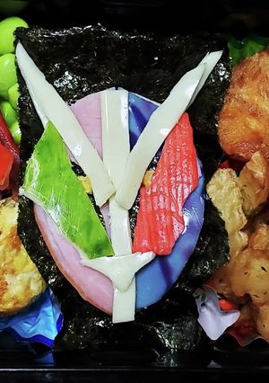 仮面ライダーリバイスキャラ弁当-レシピのメイン写真