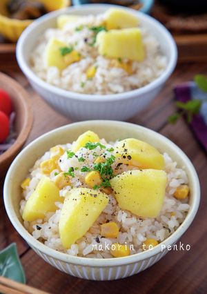 じゃがバタコーンの炊き込みご飯-レシピのメイン写真