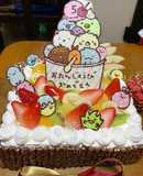 誕生日ケーキ　デコレーション記録
