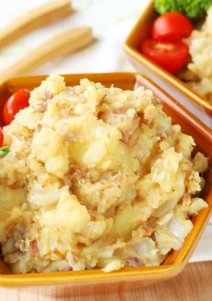 材料3つ！鯖缶で♪さば味噌ポテトサラダ-レシピのメイン写真