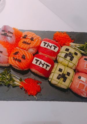 マインクラフト 手鞠寿司 パーティーに♪-レシピのメイン写真