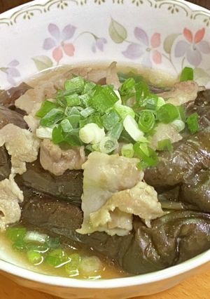 茄子と豚バラ肉の炒め煮-レシピのメイン写真