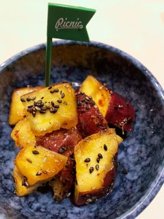 ゆかりのイブクロ ヘルシー大学芋-レシピのメイン写真