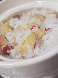 土鍋でさつまいもご飯♪-レシピのメイン写真